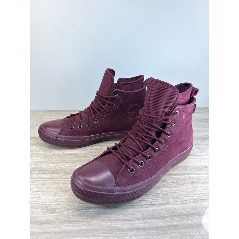 Converse Chuck Taylor Waterproof Nubuck Boot Dark Sangria Men's 9 Women 11